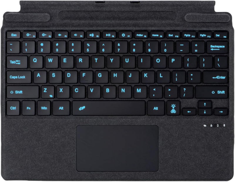 Zoof Type Cover for Microsoft Surface Pro 13 inch, Compatible with Surface Pro 13"(11th Edition) / Pro 11 / Pro 10 / Pro 9 / Pro 8 / Pro X, Portable Slim Bluetooch Keyboard with Touchpad, Pen Holder - Image 1